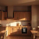 Jaki kolor ścian pasuje do brązowych mebli w kuchni? jaki kolor ścian do brązowych mebli w kuchni