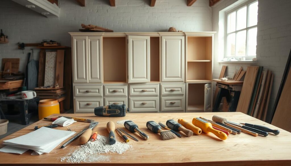 przygotowanie mebli do malowania