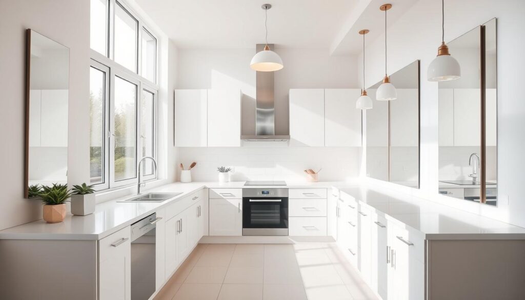 jak optycznie powiększyć przestrzeń kuchenną