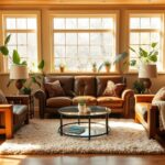 jaki kolor pasuje do brązowych mebli