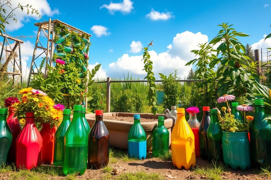 Co można zrobić z butelek plastikowych do ogrodu