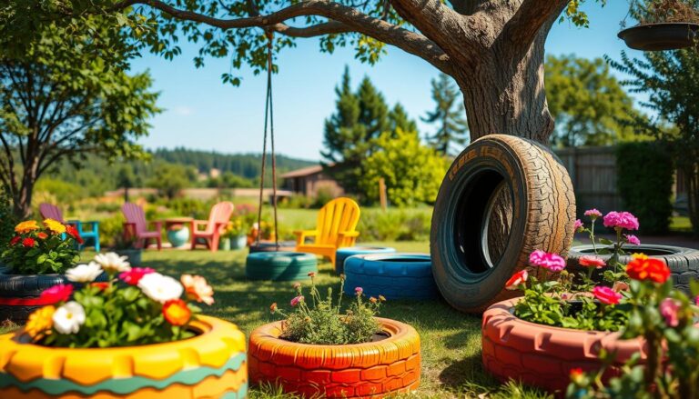 Co można zrobić z opony do ogrodu