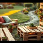 Co można zrobić z palet do ogrodu