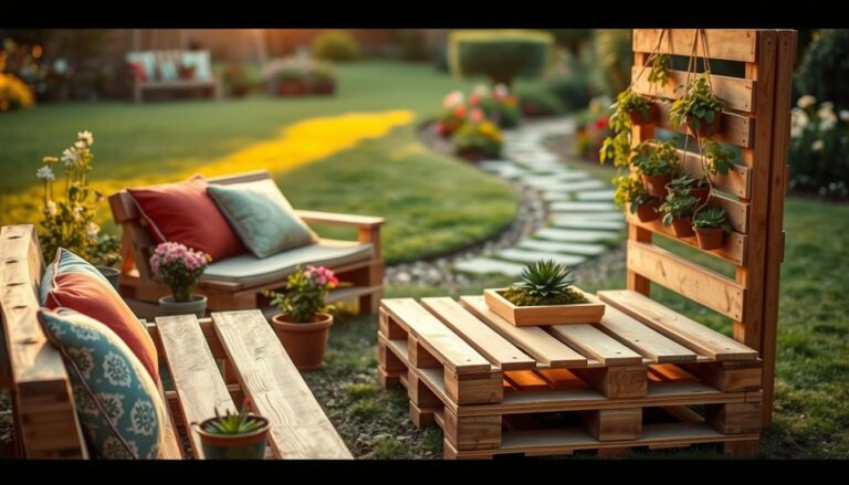 Co można zrobić z palet do ogrodu