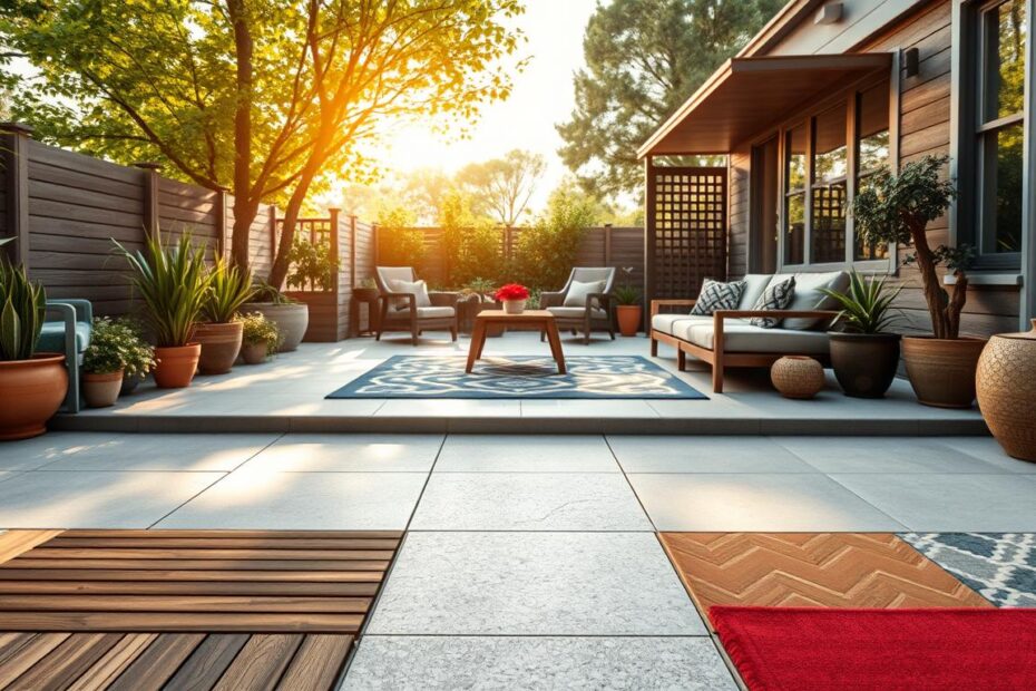 Co położyć na taras betonowy zamiast płytek