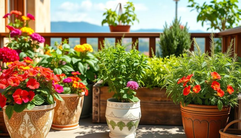 Co posadzić w donicy na tarasie