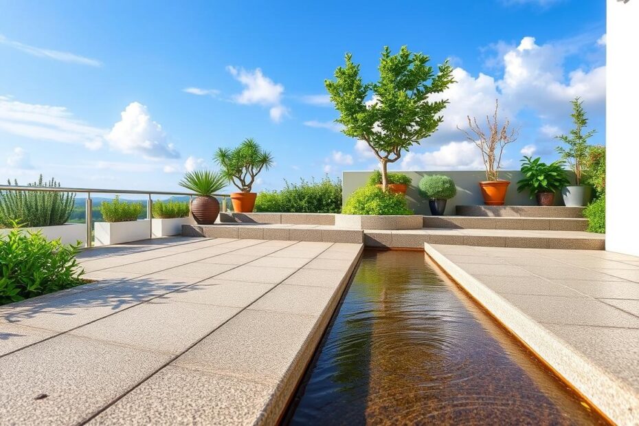 Czym wykonać spadek na tarasie