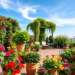 Jak obsadzić taras roślinami, aby był zielony cały sezon Jak obsadzić taras roślinami