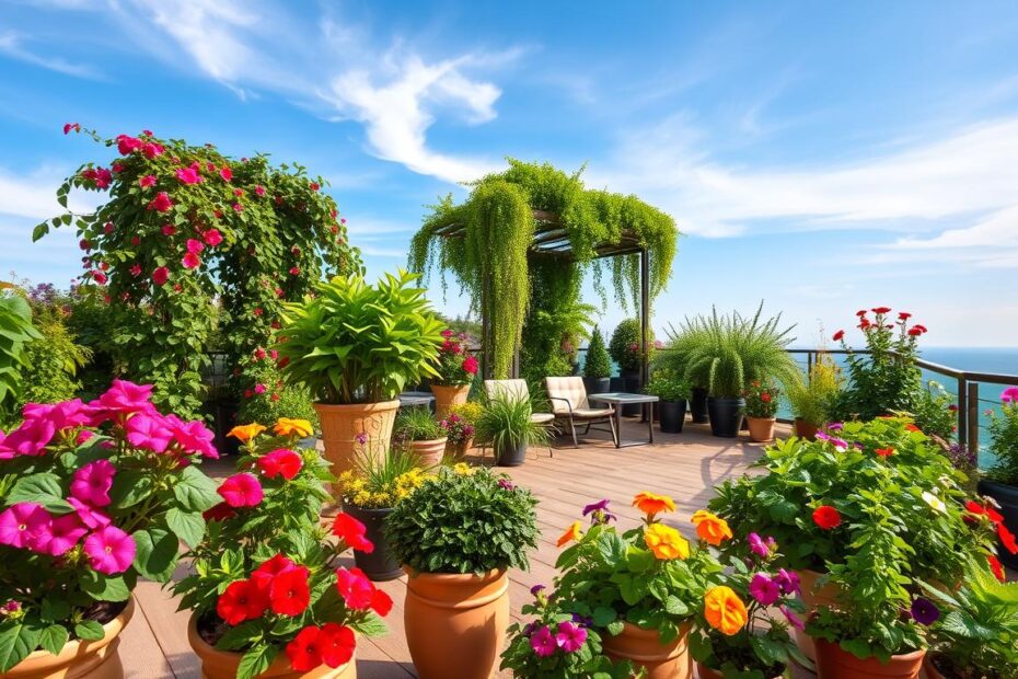 Jak obsadzić taras roślinami