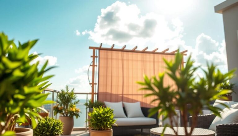 Jak osłonić taras od wiatru
