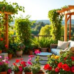 Jak osłonić taras roślinami