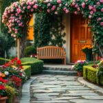 Jak urządzić ogród przed wejściem do domu