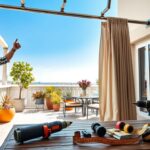 Jak zamontować zasłony na tarasie