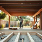 Jak zbudować taras drewniany z zadaszeniem