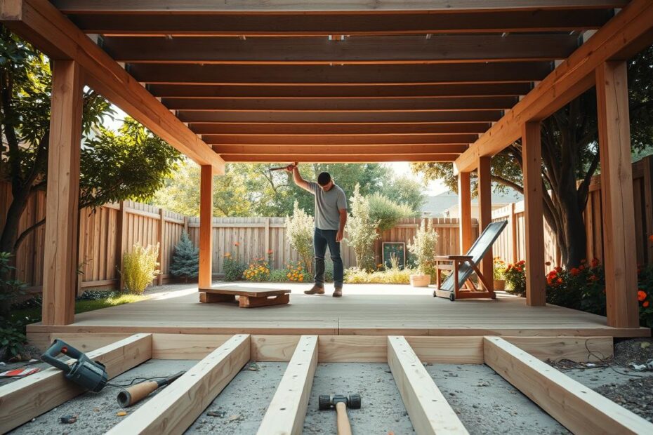 Jak zbudować taras drewniany z zadaszeniem