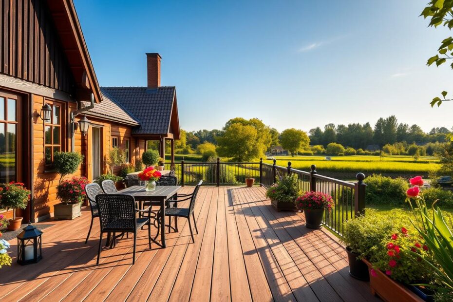 Jak zrobić taras do domku holenderskiego