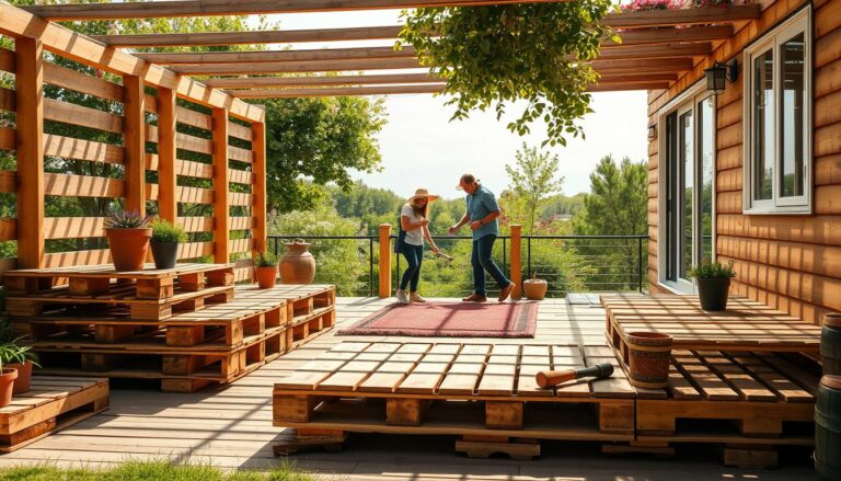 Jak zrobić taras z palet