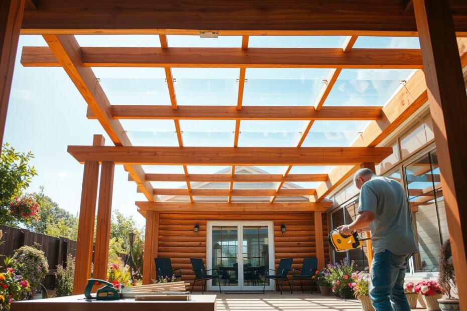 Jak zrobić zadaszenie tarasu z poliwęglanu