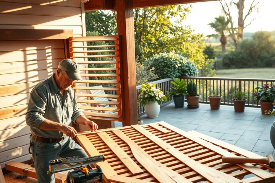 Jak zrobić żaluzje drewniane na taras