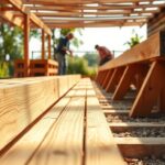 Jakie legary pod taras drewniany